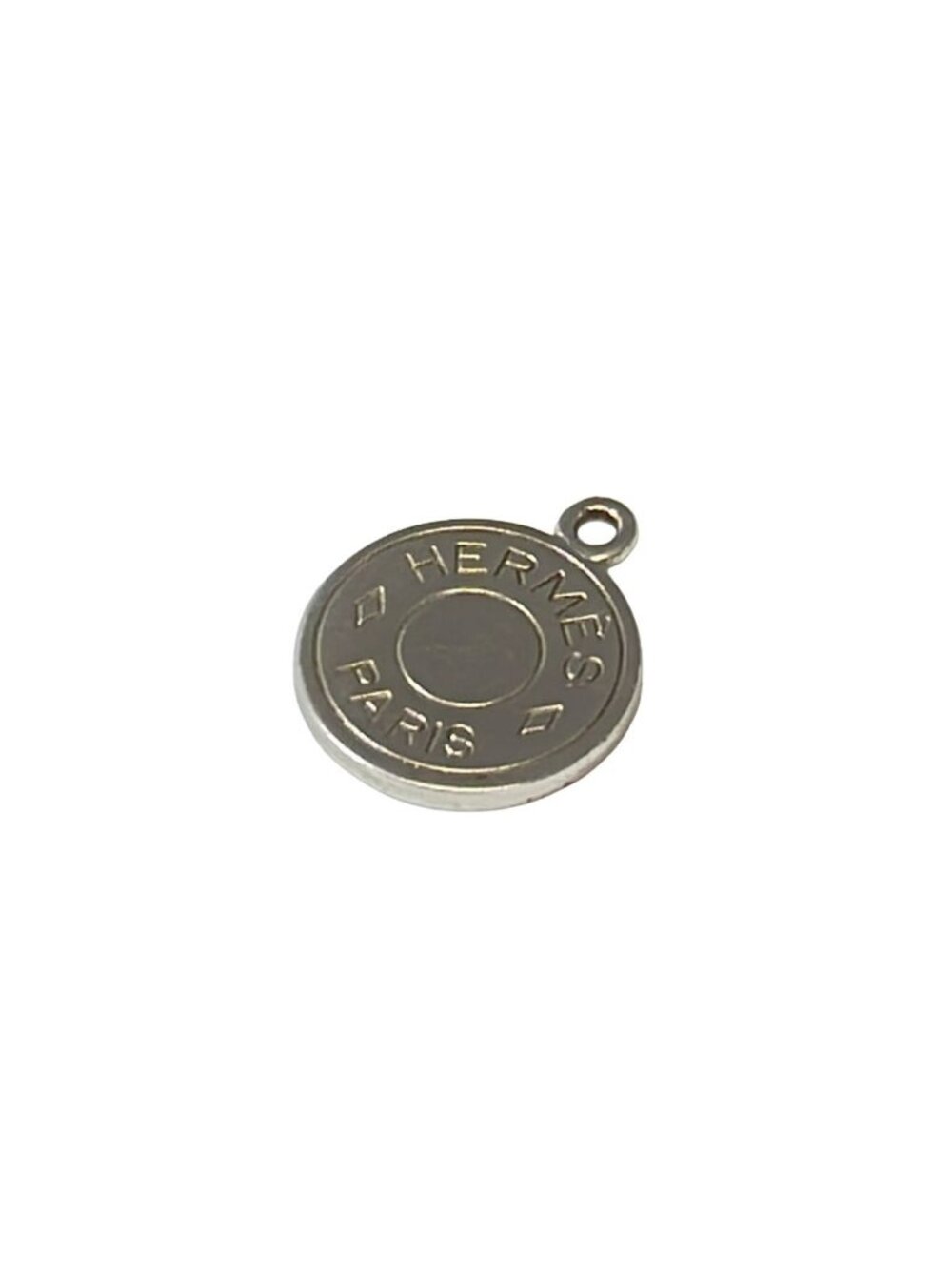 Hermes Pendant Sellier Silver